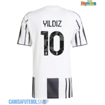 Camisa de time de futebol Juventus Kenan Yildiz #10 Replicas 1º Equipamento 2025-26 Manga Curta